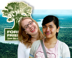 Lena (German) & Rima (Indonesia) (C) WWF-Jugend